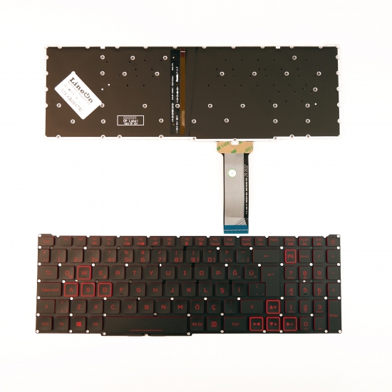 Acer Nitro AN517-51 AN715-51 Notebook Klavye Işıklı