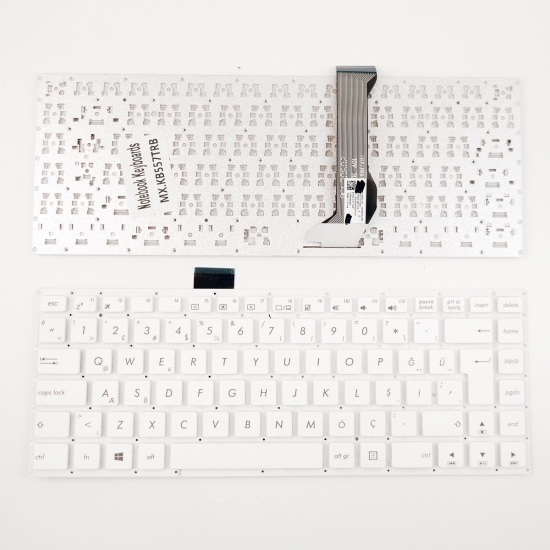 Asus E402SA E402S Notebook Klavye Beyaz