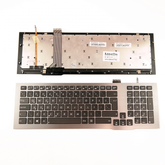 Asus G75VW-DS73-3D Notebook Klavye Çerçeveli