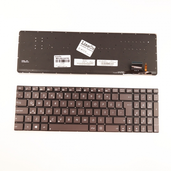 Asus Ux51 Ux51Vz Uyumlu Notebook Klavye Işıklı