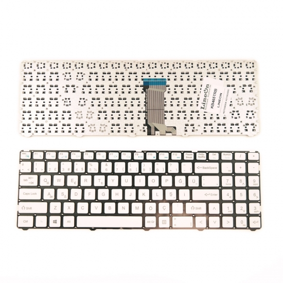 Casper C600 C650 Notebook Klavye Beyaz