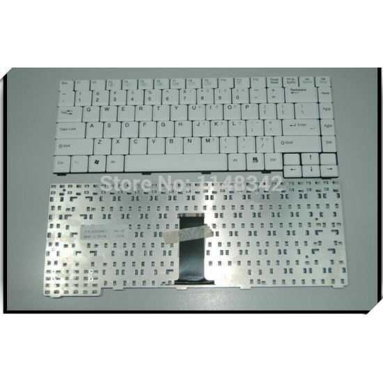 CASPER Nirvana M760 Laptop Klavye Beyaz Türkçe