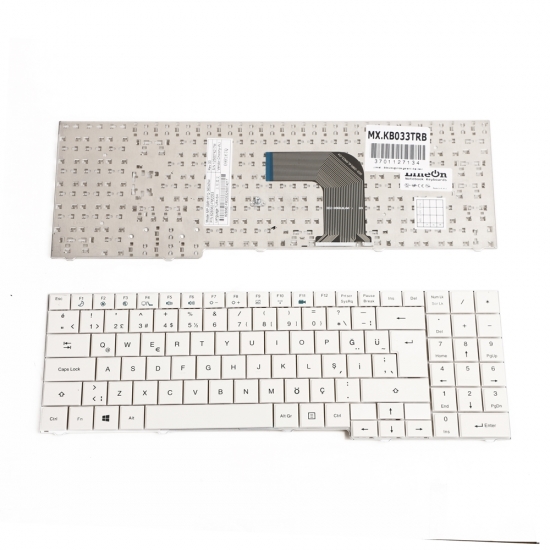 Vestel Nb Onyx Plus 156X-İ3311-D50-W8 Notebook Klavye Beyaz