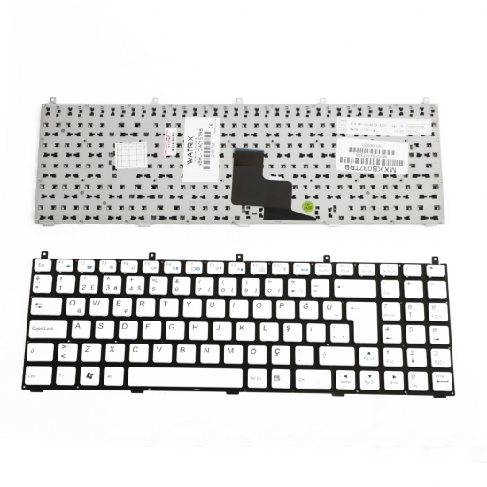 EXPER nc12e Laptop Klavye Beyaz Türkçe Beyaz