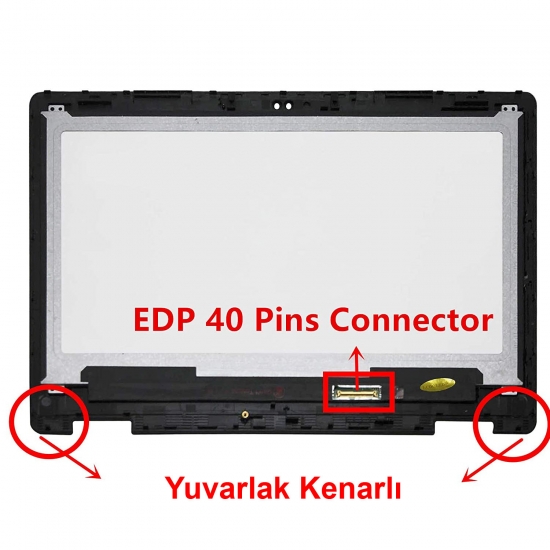 DELL Inspiron 13 5000 5368 5378 P69G Ekran Dokunmatik Set FHD (V.2)