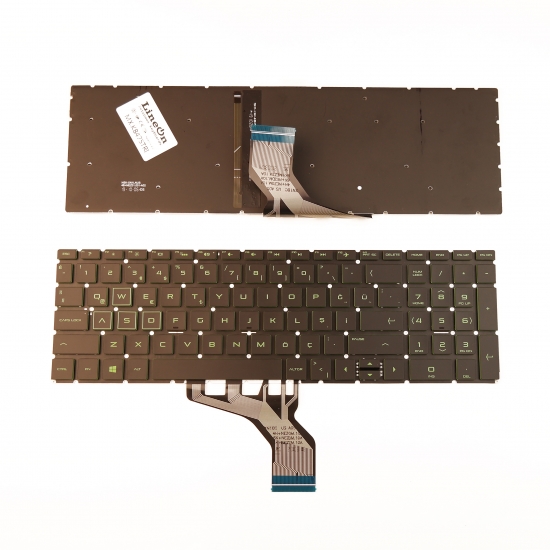HP Pavilion 15-DK 15-Dk0007ca Notebook Klavye Işıklı