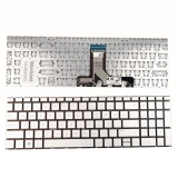 HP 15-FD 15-FC Notebook Klavye Gümüş