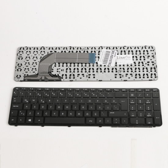HP 17-E Klavye Siyah Türkçe Çerçeveli