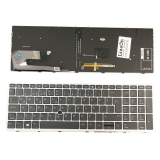 HP 850 G5 Notebook Klavye Gri Çerçeve Işıklı Trackpoint