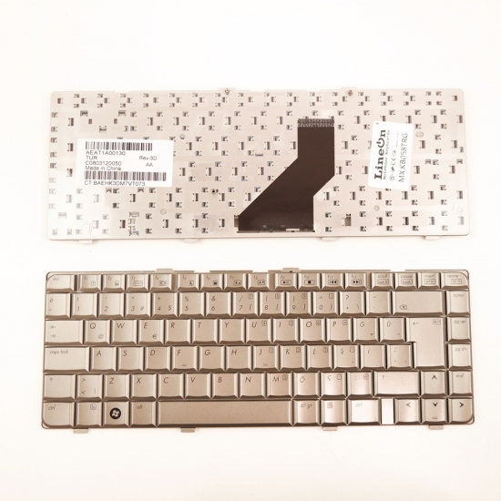 HP NSK-H5A01, 441426-031 Notebook Klavye Gümüş Gri