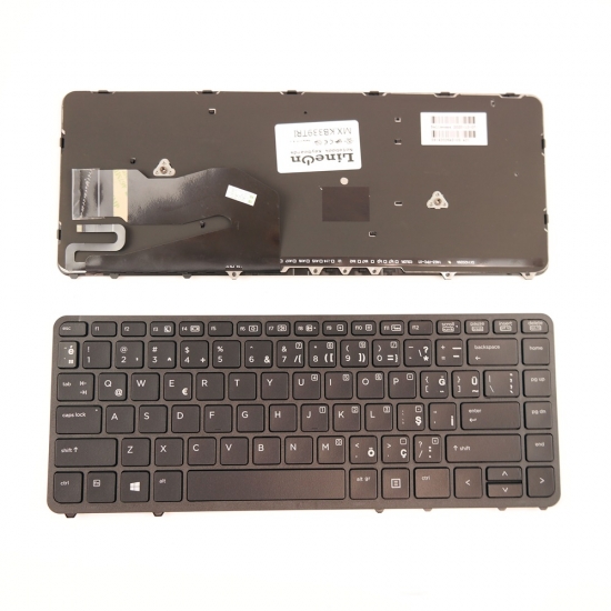 HP EliteBook 740 G1 740 G2 Klavye Tuş Takımı IŞIKLI Siyah Türkçe
