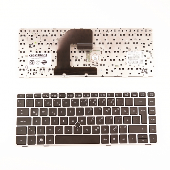 Hp 635769-141  Notebook Klavye Gri Çıtalı Trackpointli