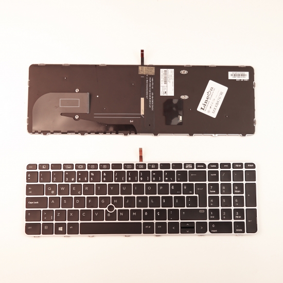 HP ZBook 15u G3 821177-001 Notebook Klavye Işıklı
