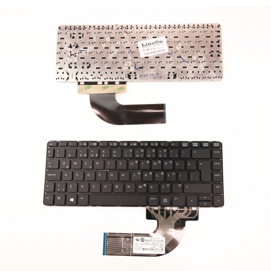 HP ProBook 445 G1 445 G2  Klavye Tuş Takımı Siyah