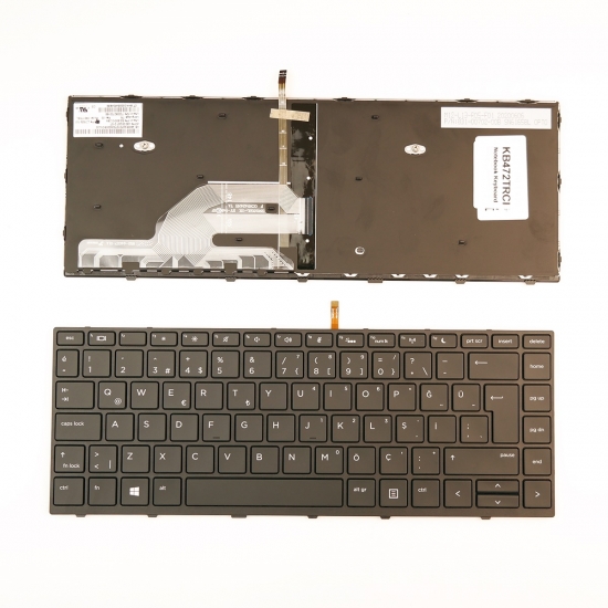 HP 640 G4 645 G4 640 G5 645 G5 Notebook Klavye Işıklı