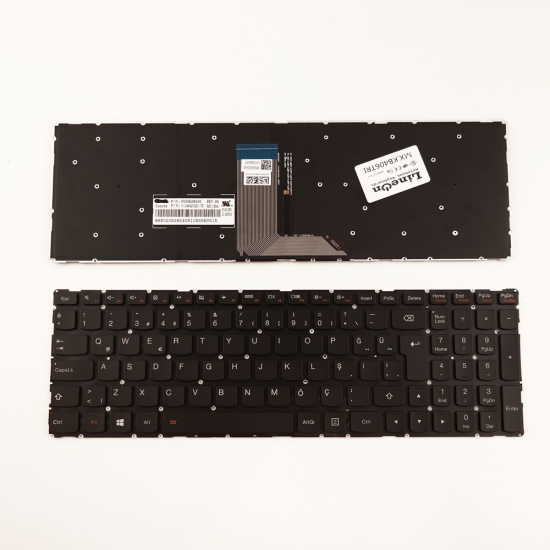 Lenovo FLEX 3-1570 Type 20488 80KO 80R4 Notebook Klavye Işıklı