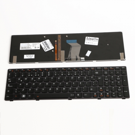 Lenovo Ideapad 25207299 Klavye Tuş Takımı IŞIKLI