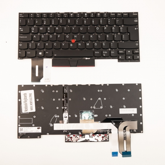 Lenovo Thinkpad X1 Extreme Gen 2 Notebook Klavye Işıklı