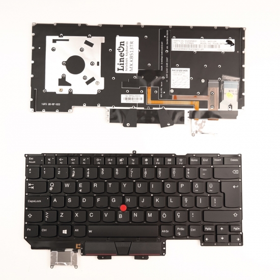 Lenovo ThinkPad X1 Carbon 5th 6th Gen Notebook Klavye