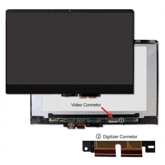 Lenovo Yoga 710-14IKB Ekran ve Dokunmatik Set