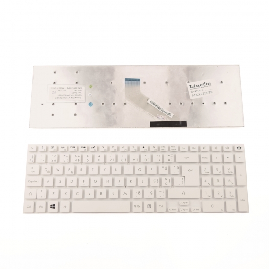 V11702GK3 TR Notebook Klavye Beyaz