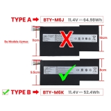 MSI GF75 THIN 9SCSR Notebook Batarya Pil