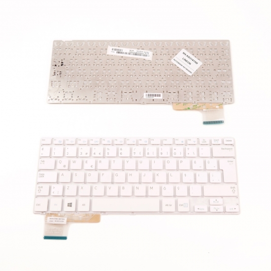 Samsung 905S3G K01 K02 K04 MQ1SN Notebook Klavye Tuş Takımı Beyaz