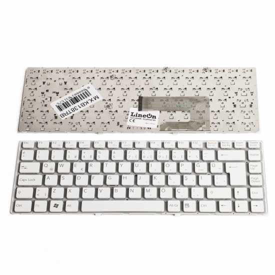 Sony Vaio PCG7182 Notebook Klavye Beyaz