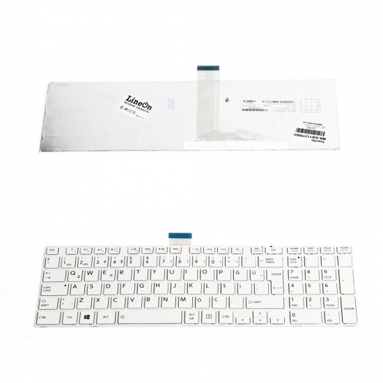 Toshiba V000271010 Klavye Tuş Takımı Beyaz
