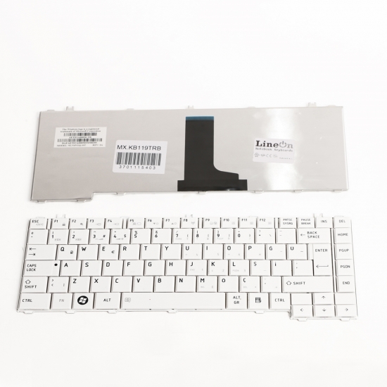 Toshiba L600 L630 L640 C600D C640 L635 Uyumlu Klavye Beyaz