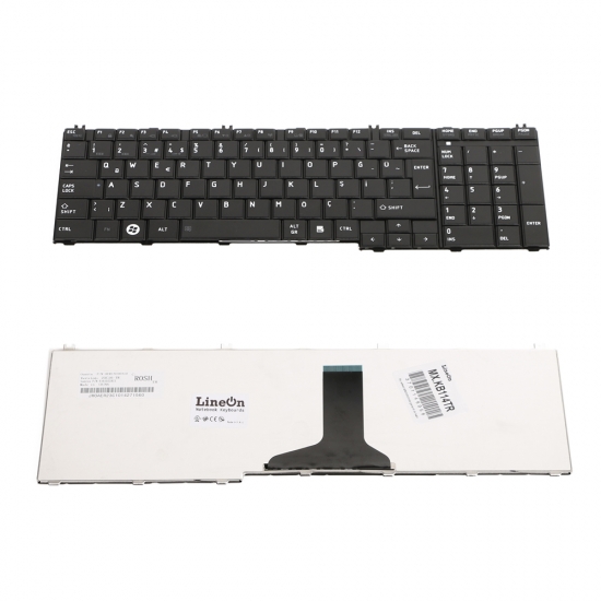 Toshiba Satellite C650-1ER Notebook Klavye Siyah