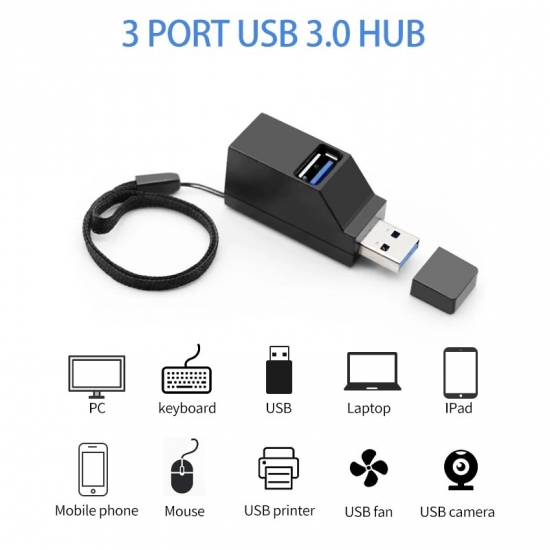 LineOn USB 3.0 to USB 3.0 ve USB 2.0 Port Çoğaltıcı Hub